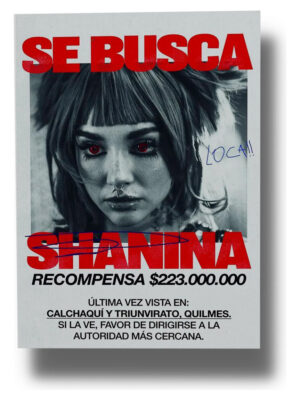 Cuadro 629 María Becerra Shanina 70x100 Mdf Memoestampados