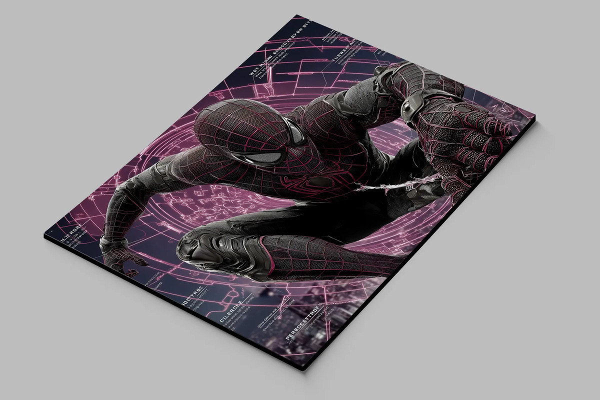 Cuadro 643 Spider-man 50x70 Mdf Memoestampados - Imagen 2