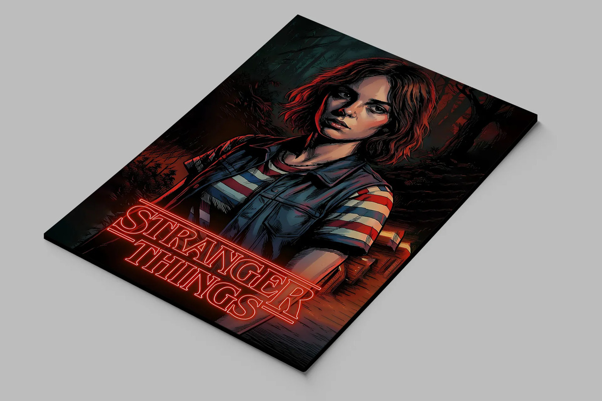 Cuadro 648 Stranger Things 70x100 Mdf Memoestampados - Imagen 2