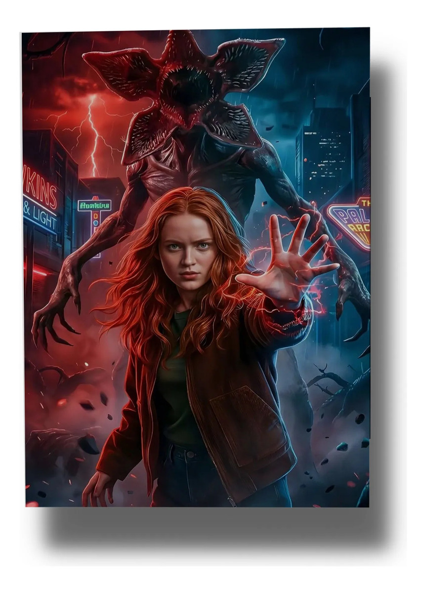 Cuadro 650 Stranger Things 40x30 Mdf Memoestampados