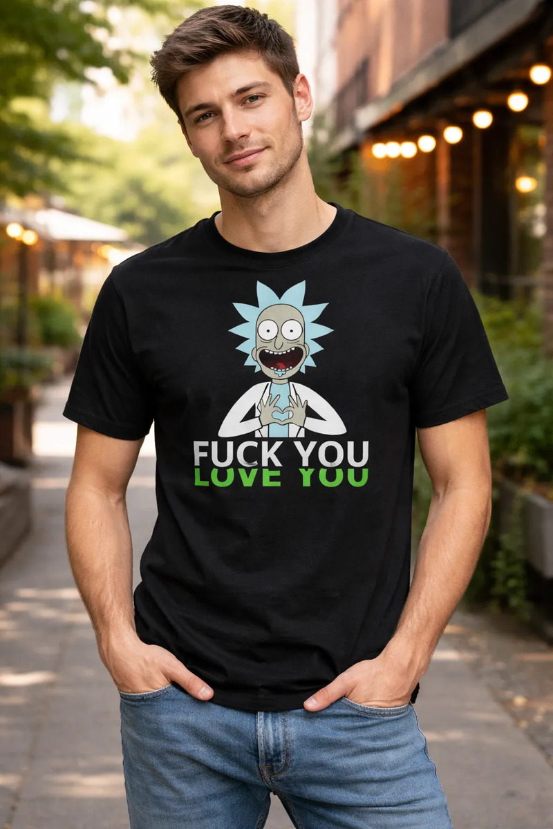 Remera: Rick Love Fuck You Memoestampados - Imagen 3