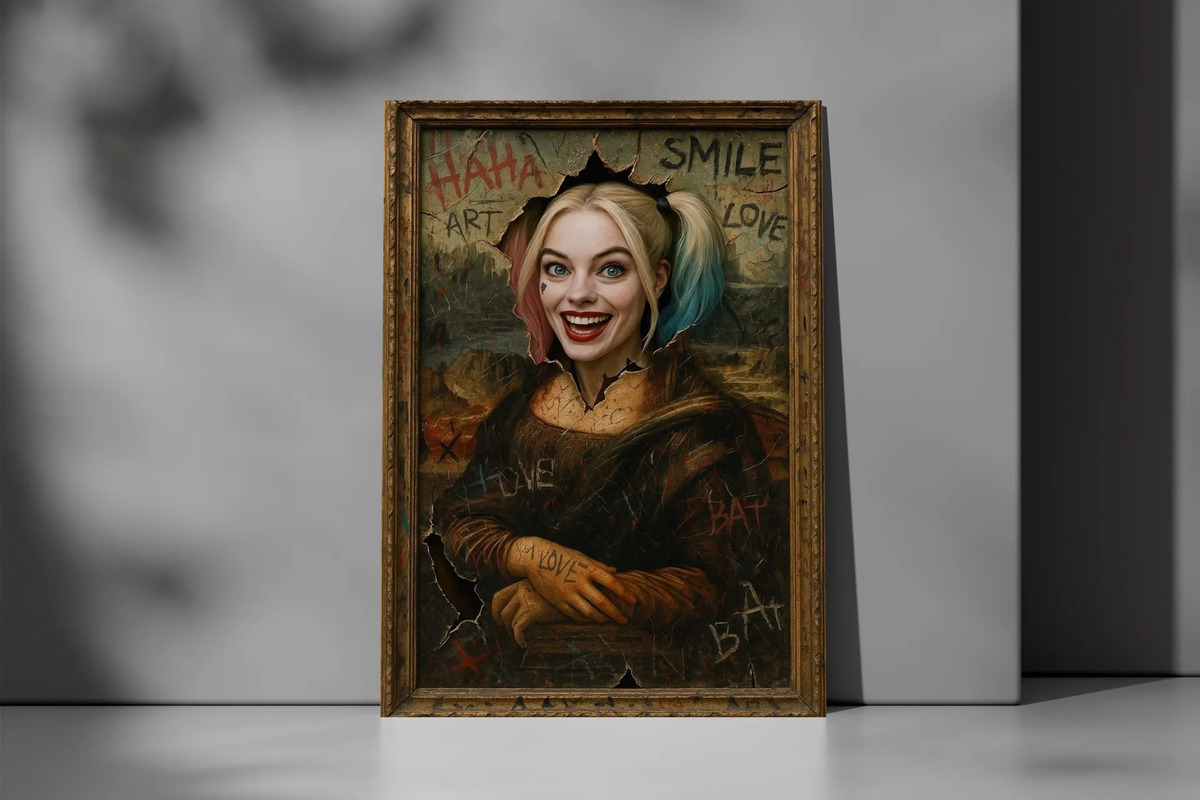 Cuadro 660 Mona Lisa Quinn 70x100 Mdf Memoestampados - Imagen 3