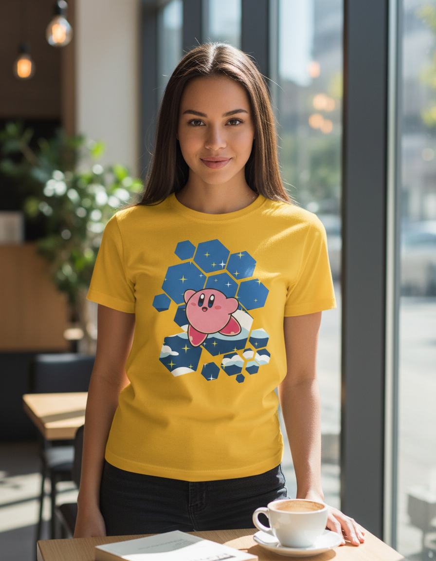 Remera: Kirby Geométrico Memoestampados - Imagen 5
