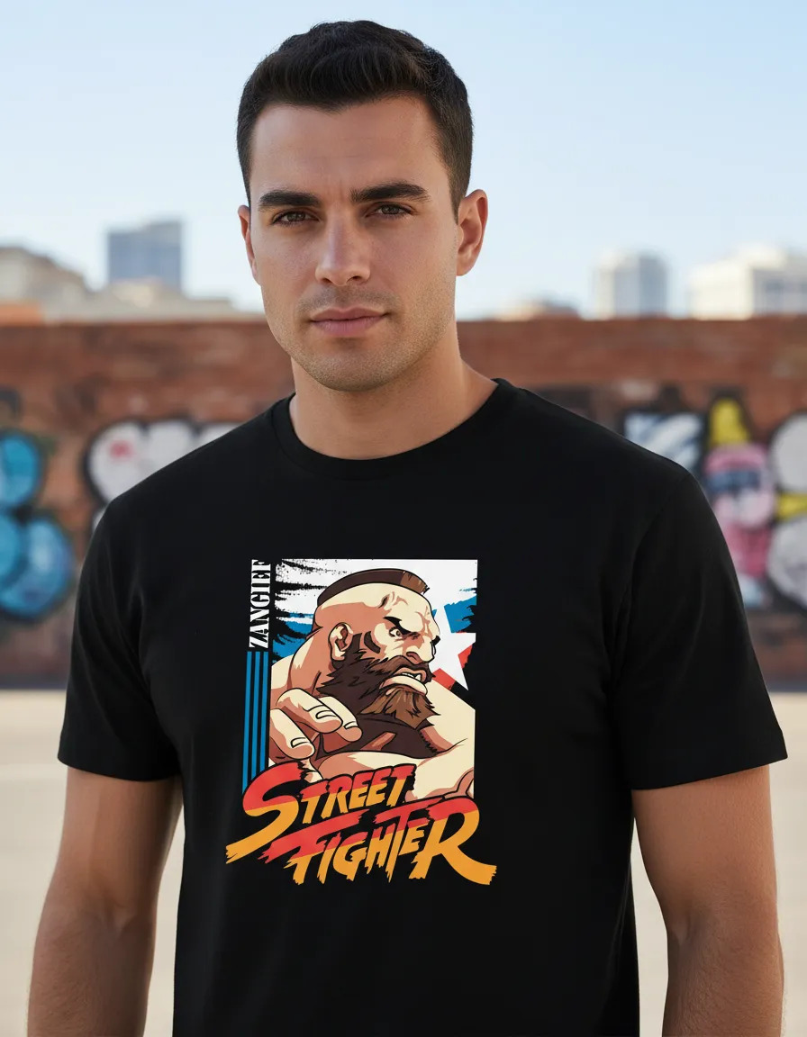 Remera: Zangief Street Fighter Memoestampados