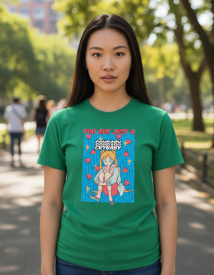 Remera: You Are Just Cry Baby Sailor Moon Memoestampados - Imagen 27