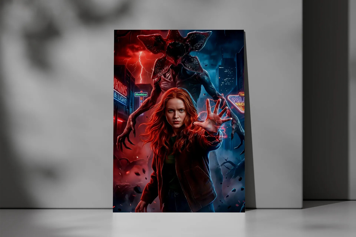Cuadro 650 Stranger Things 40x53 Mdf Memoestampados - Imagen 3