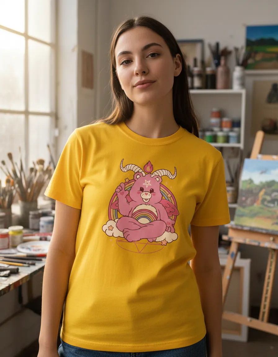 Remera: Bearphomet Memoestampados - Imagen 5