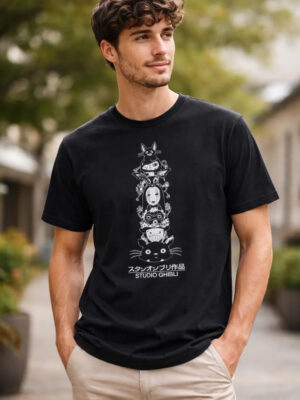 Remera: Studio Ghibli Personajes Memoestampados