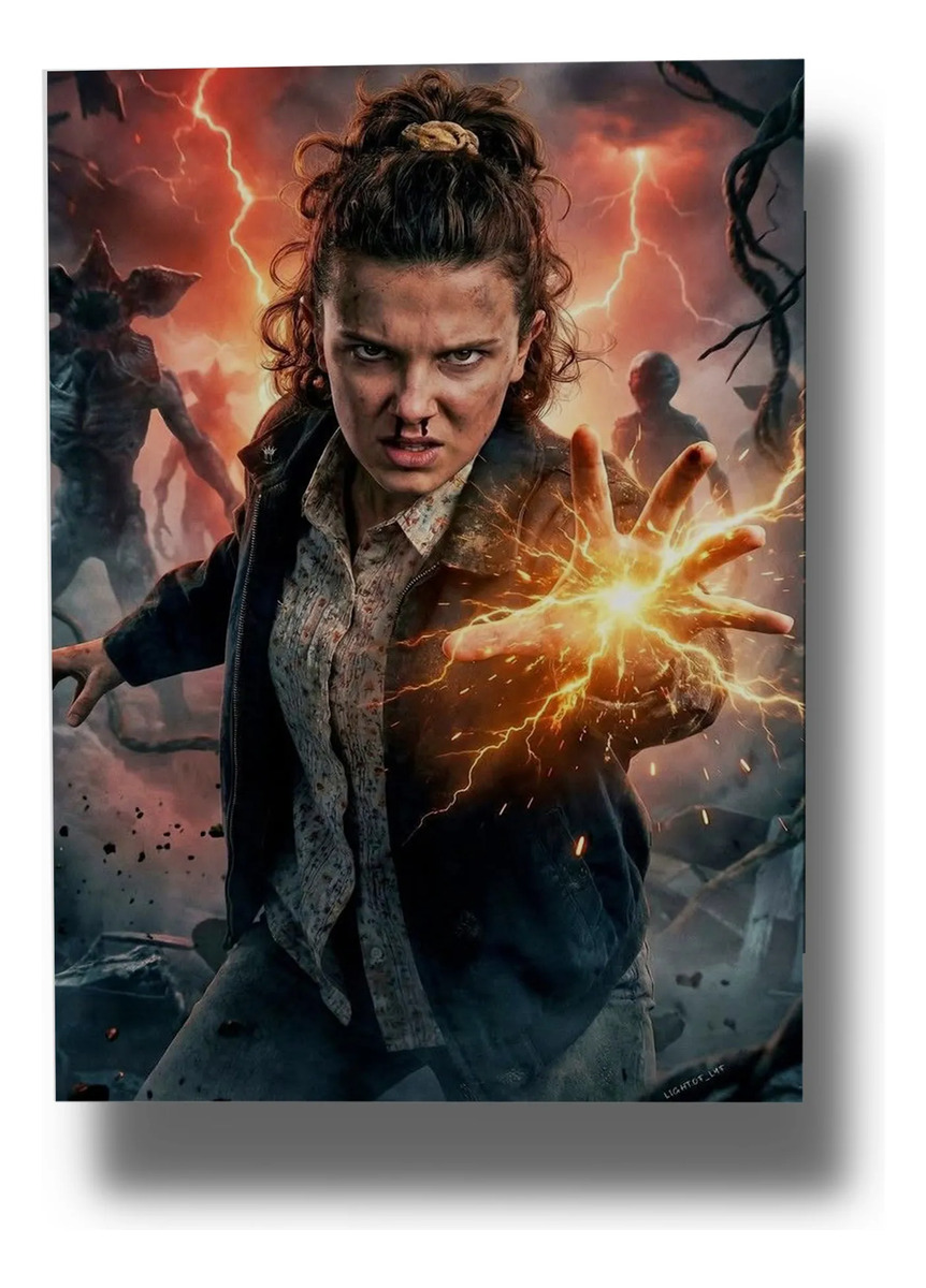Cuadro 651 Stranger Things 40x53 Mdf Memoestampados
