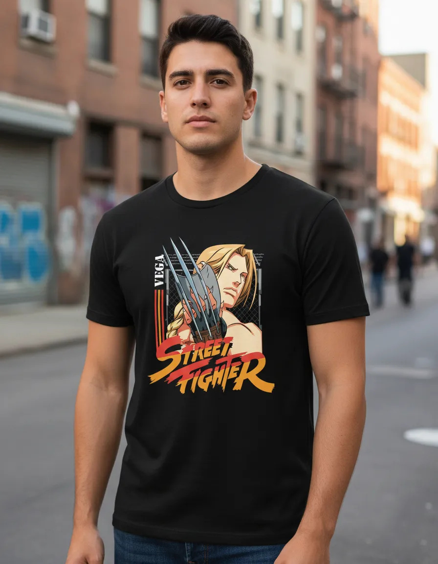 Remera: Vega Street Fighter Memoestampados - Imagen 3