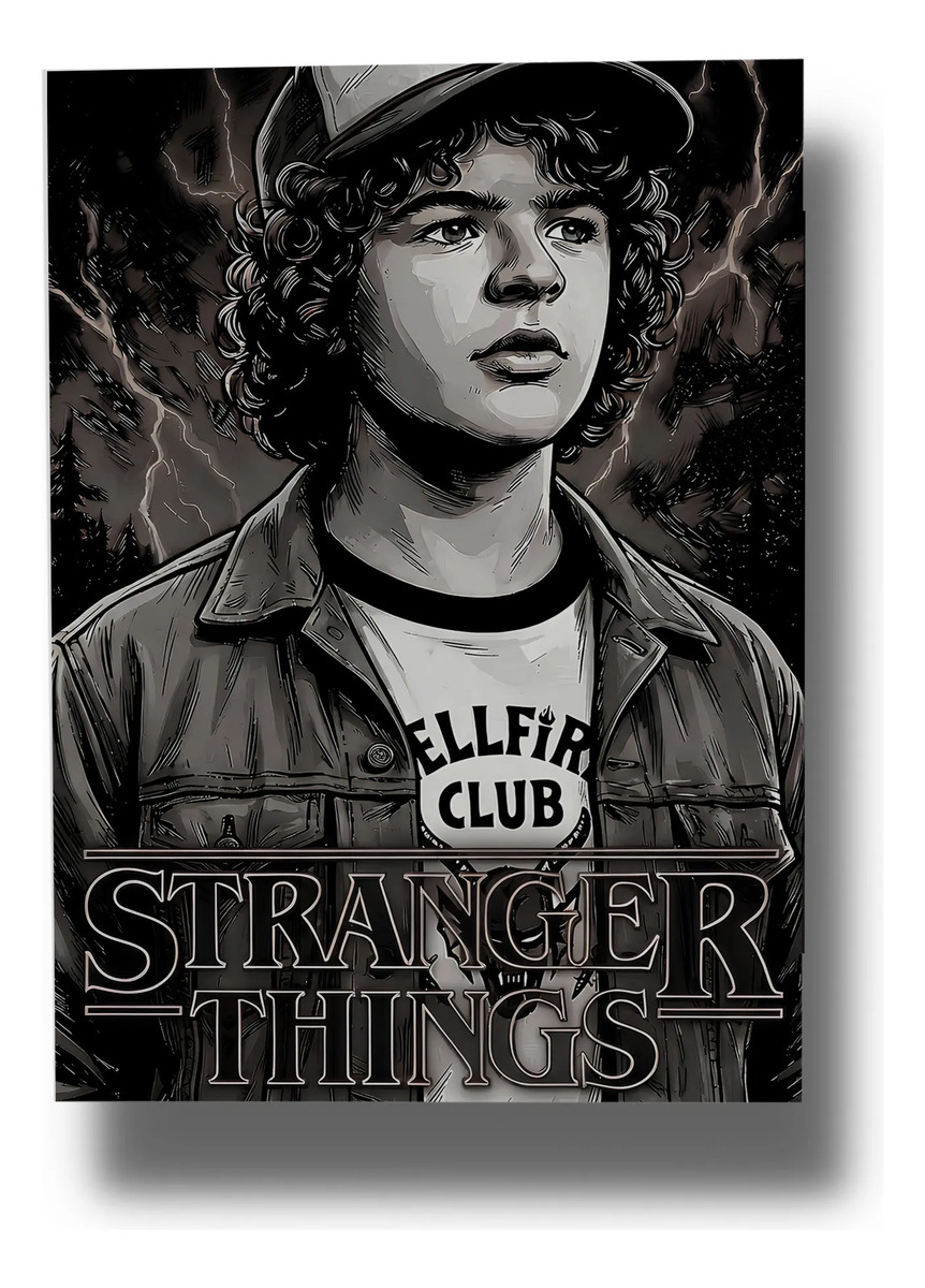 Cuadro 646 Stranger Things 40x53 Mdf Memoestampados