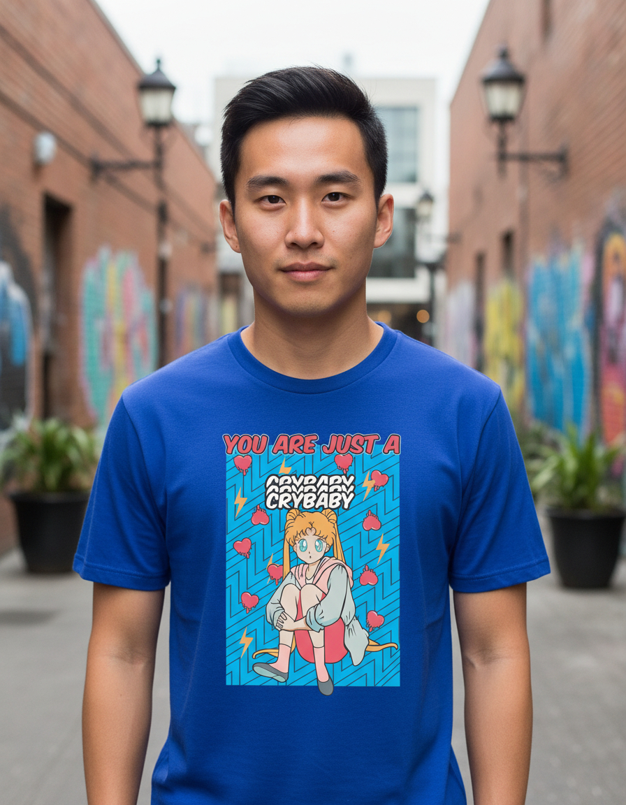 Remera: You Are Just Cry Baby Sailor Moon Memoestampados - Imagen 11