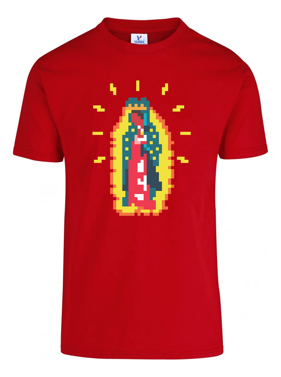 Remera: Virgen De Guadalupe Pixel Memoestampados - Imagen 21