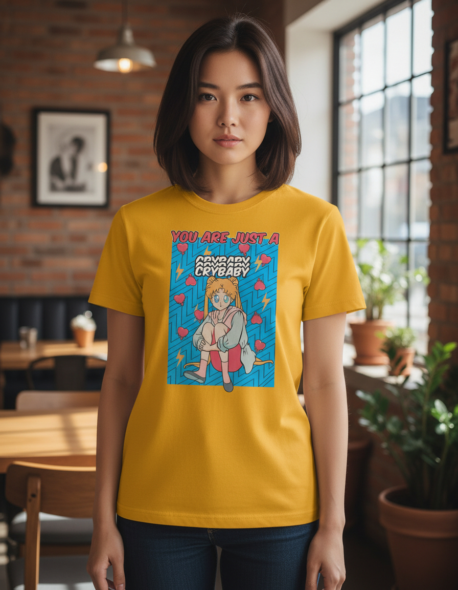 Remera: You Are Just Cry Baby Sailor Moon Memoestampados - Imagen 5