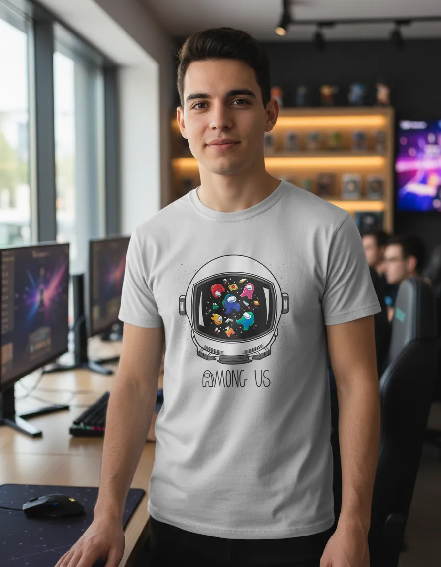 Remera: Amoung Us Space Memoestampados - Imagen 15