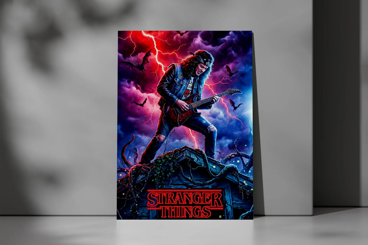 Cuadro 649 Stranger Things 40x53 Mdf Memoestampados - Imagen 3