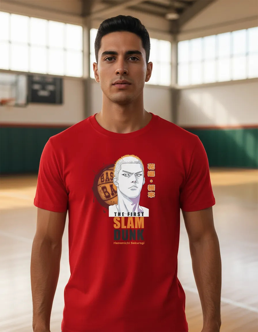 Remera: Hanamichi Sakuragi Slam Dunk Memoestampados - Imagen 21
