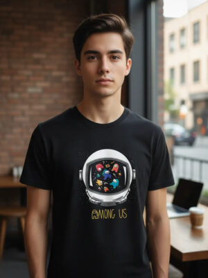 Remera: Amoung Us Space Memoestampados