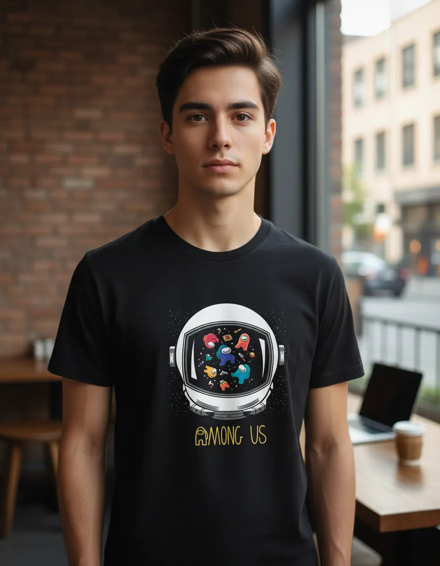 Remera: Amoung Us Space Memoestampados