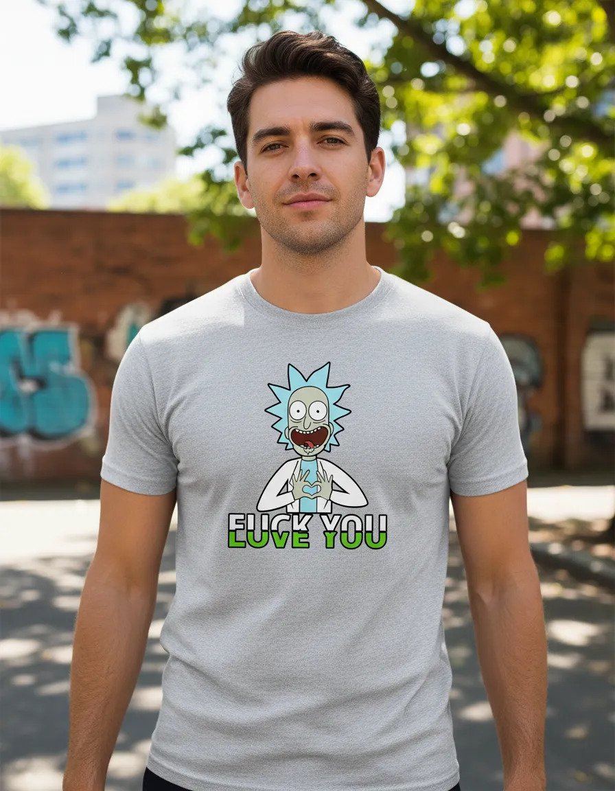 Remera: Rick Love Fuck You Memoestampados - Imagen 17