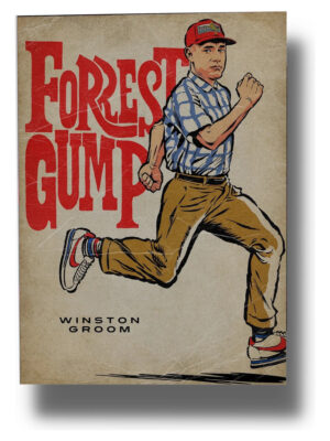 Cuadro 658 Forrest Gump 70x100 Mdf Memoestampados