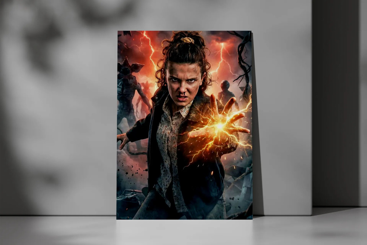 Cuadro 651 Stranger Things 40x30 Mdf Memoestampados - Imagen 3