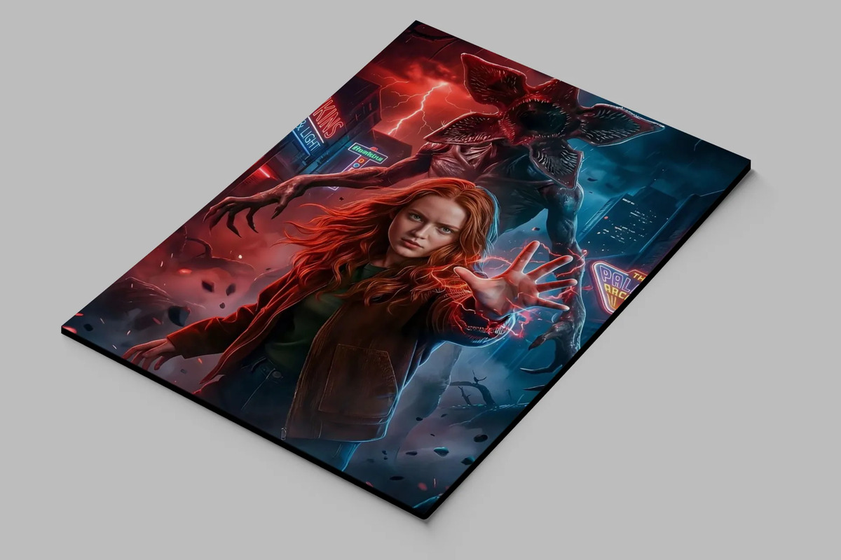 Cuadro 650 Stranger Things 40x30 Mdf Memoestampados - Imagen 2