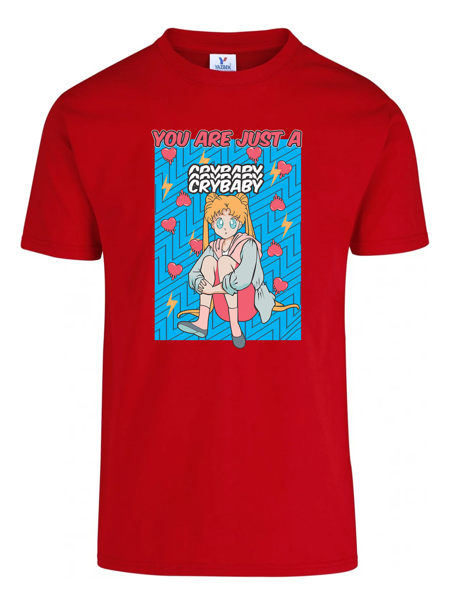 Remera: You Are Just Cry Baby Sailor Moon Memoestampados - Imagen 22