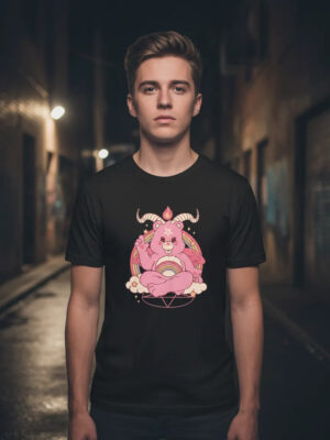 Remera: Bearphomet Memoestampados