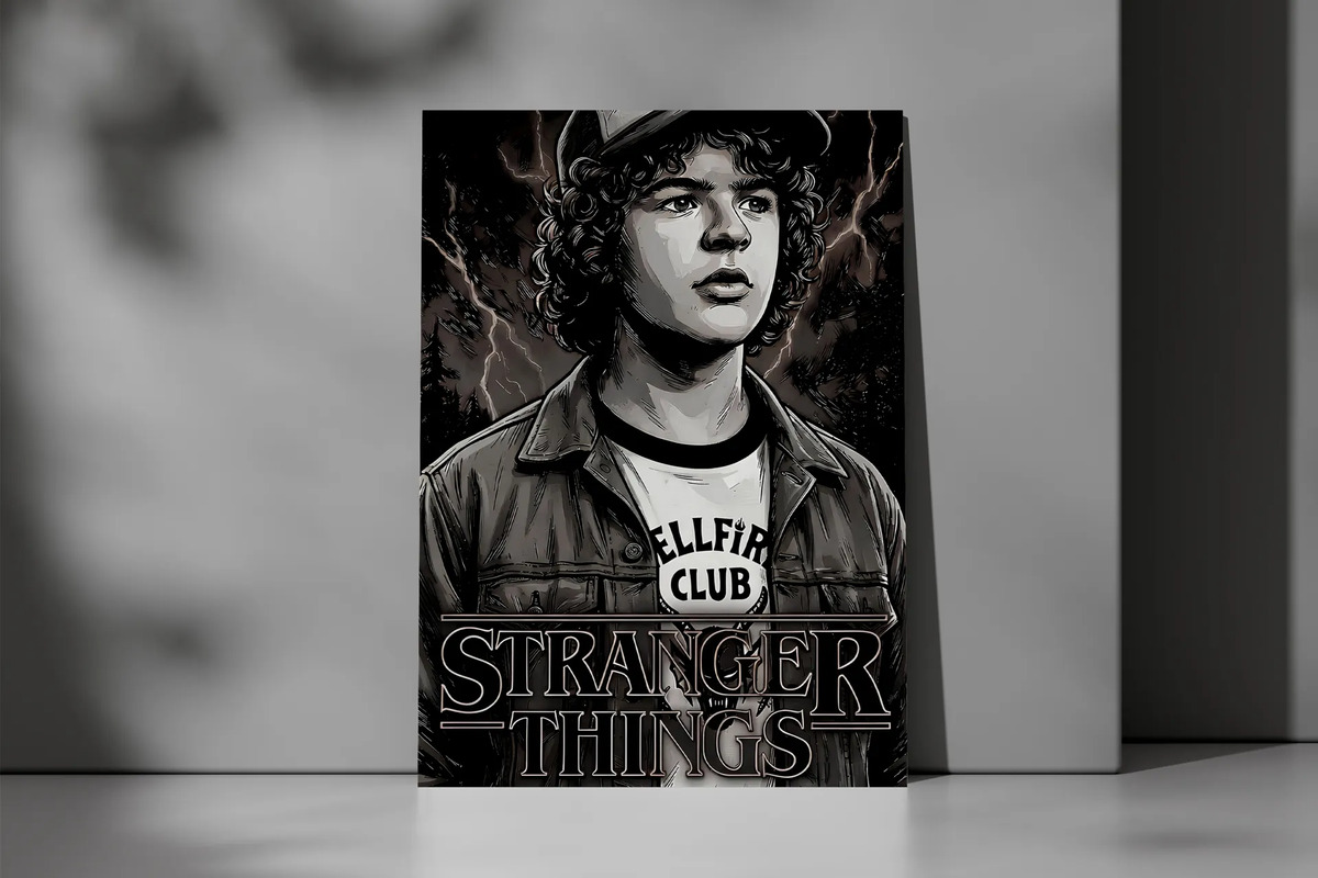 Cuadro 646 Stranger Things 50x70 Mdf Memoestampados - Imagen 3