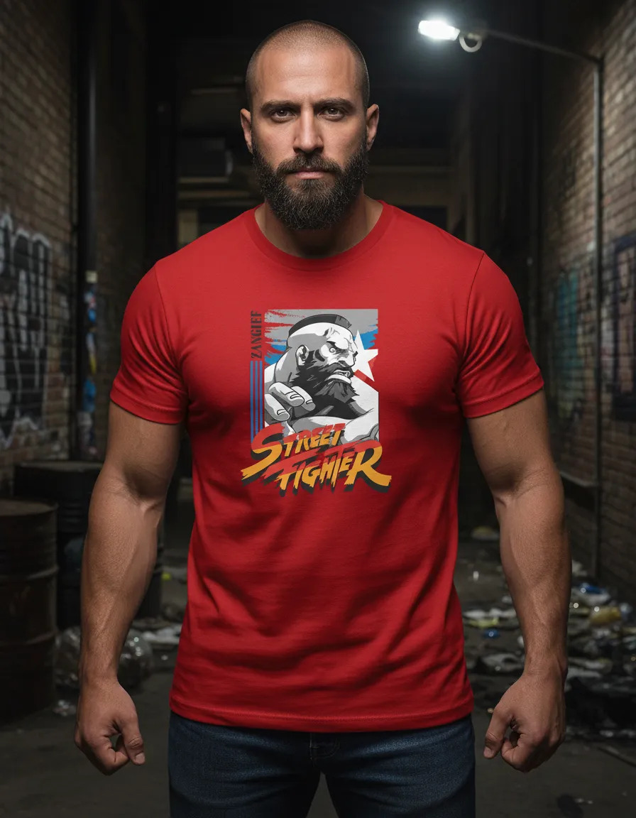 Remera: Zangief Street Fighter Memoestampados - Imagen 21