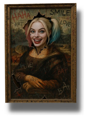 Cuadro 660 Mona Lisa Quinn 40x30 Mdf Memoestampados