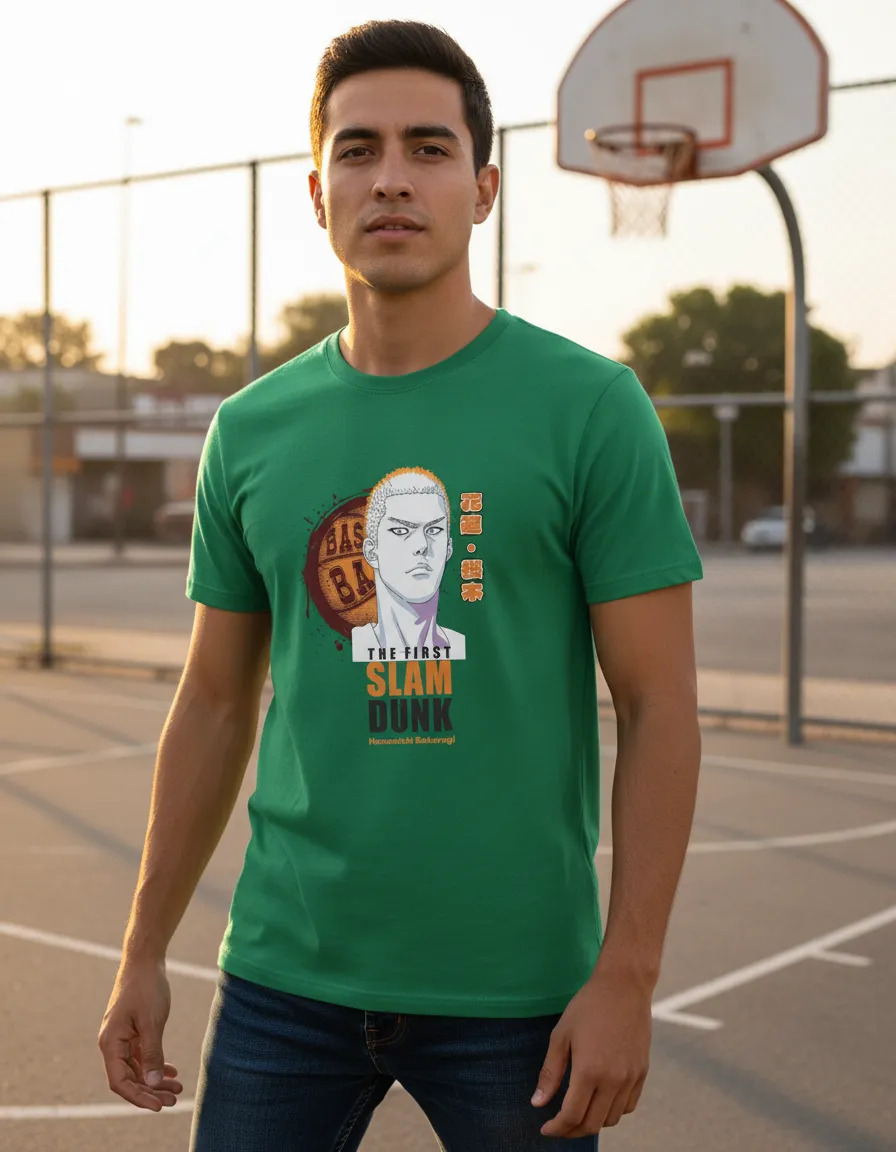 Remera: Hanamichi Sakuragi Slam Dunk Memoestampados - Imagen 25