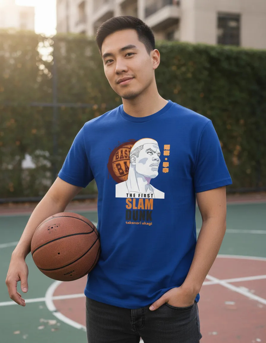 Remera: Takenori Akagi Slam Dunk Memoestampados - Imagen 9
