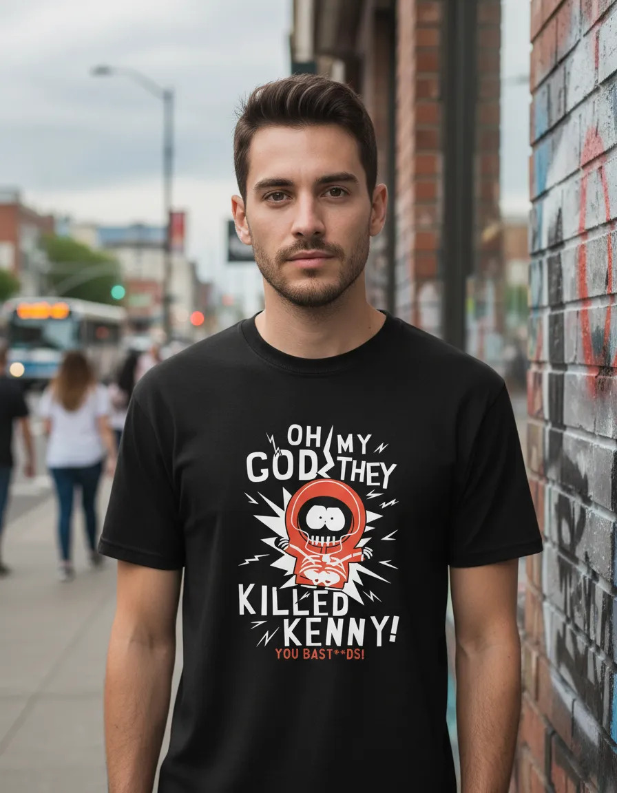 Remera: They Killed Kenny Southpark Memoestampados
