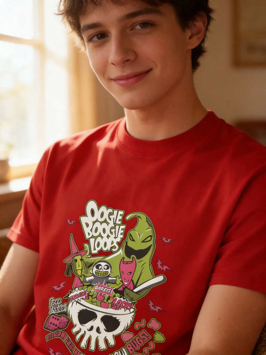 Remera: Oogie Boogie Loops Hallowen Memoestampados - Imagen 7