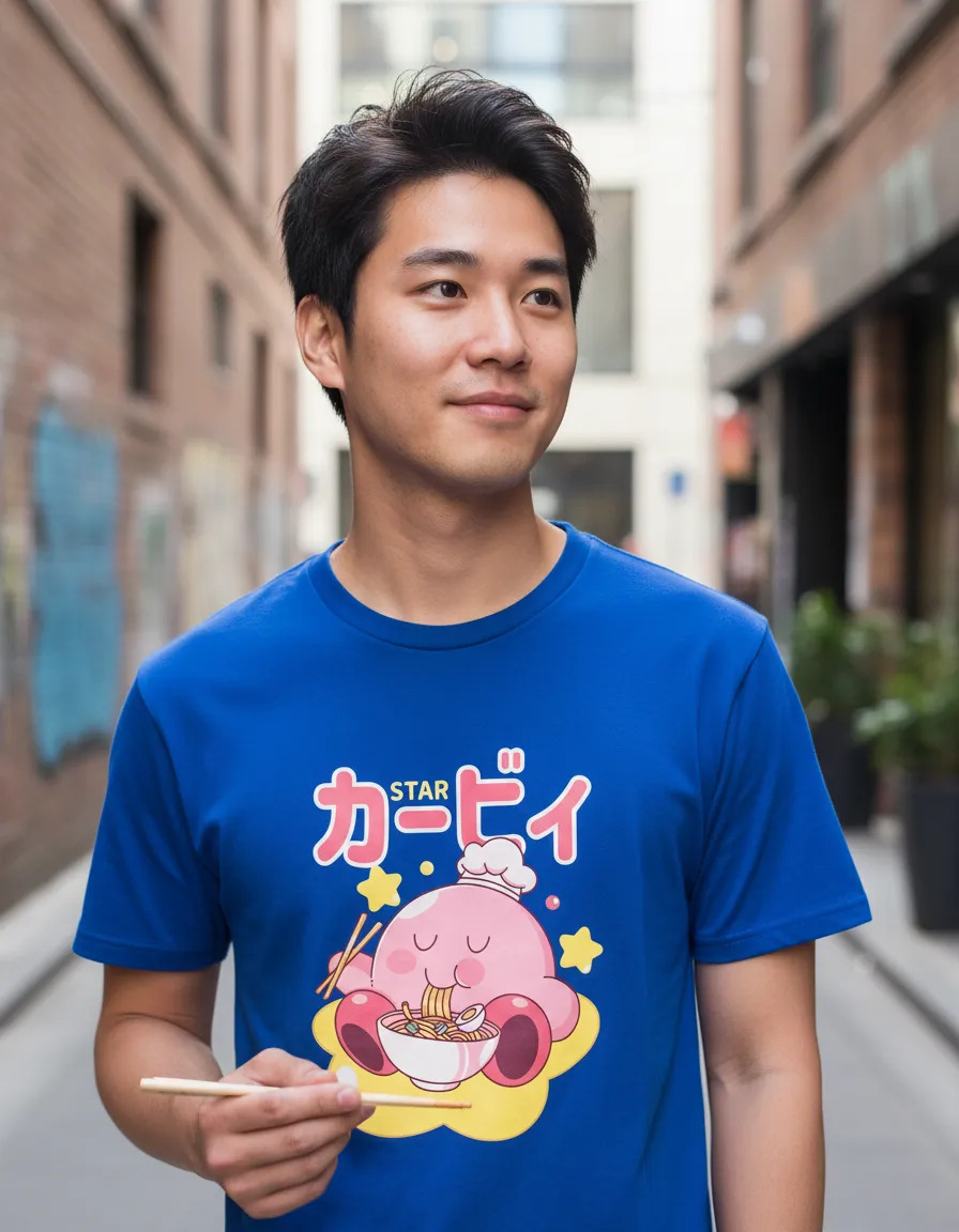 Remera: Kirby Ramen Memoestampados - Imagen 5
