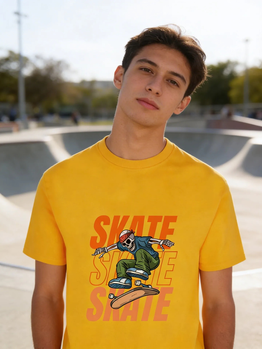 Remera: Skate Calavera Memoestampados - Imagen 14
