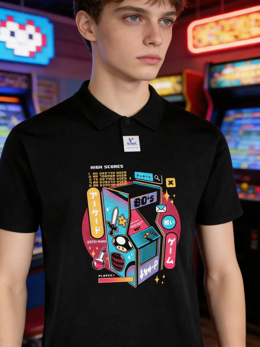Remera: 80`s Arcade Memoestampados