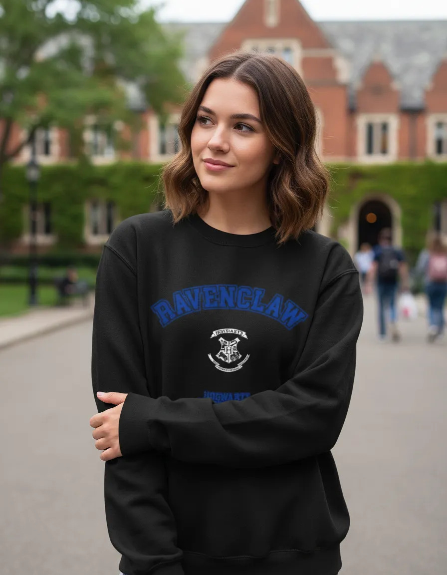 Buzo Hogwarts University Ravenclaw Memoestampados