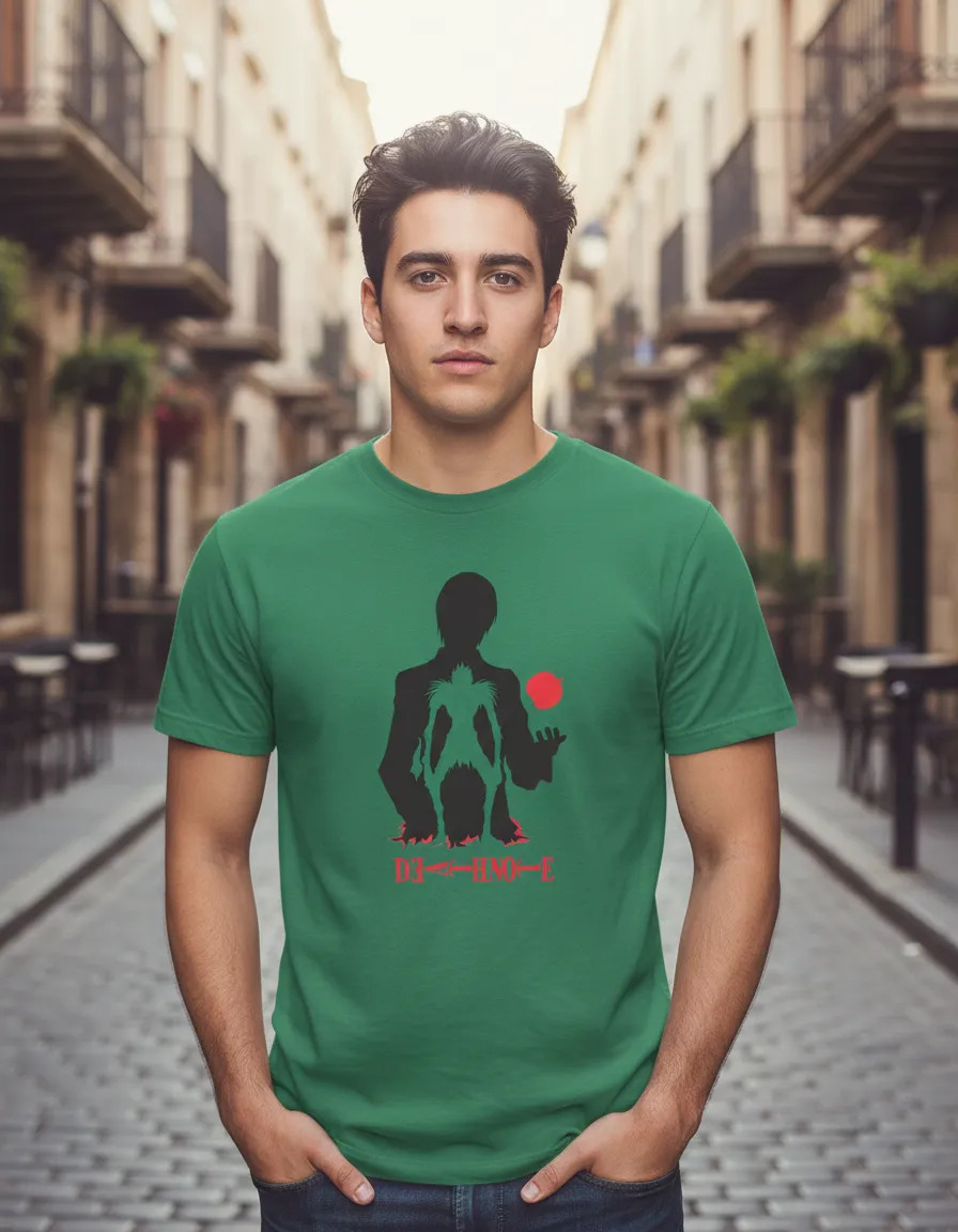 Remera: Death Note Siluetas Memoestampados - Imagen 7