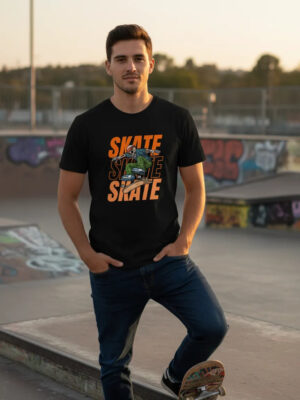 Remera: Skate Calavera Memoestampados