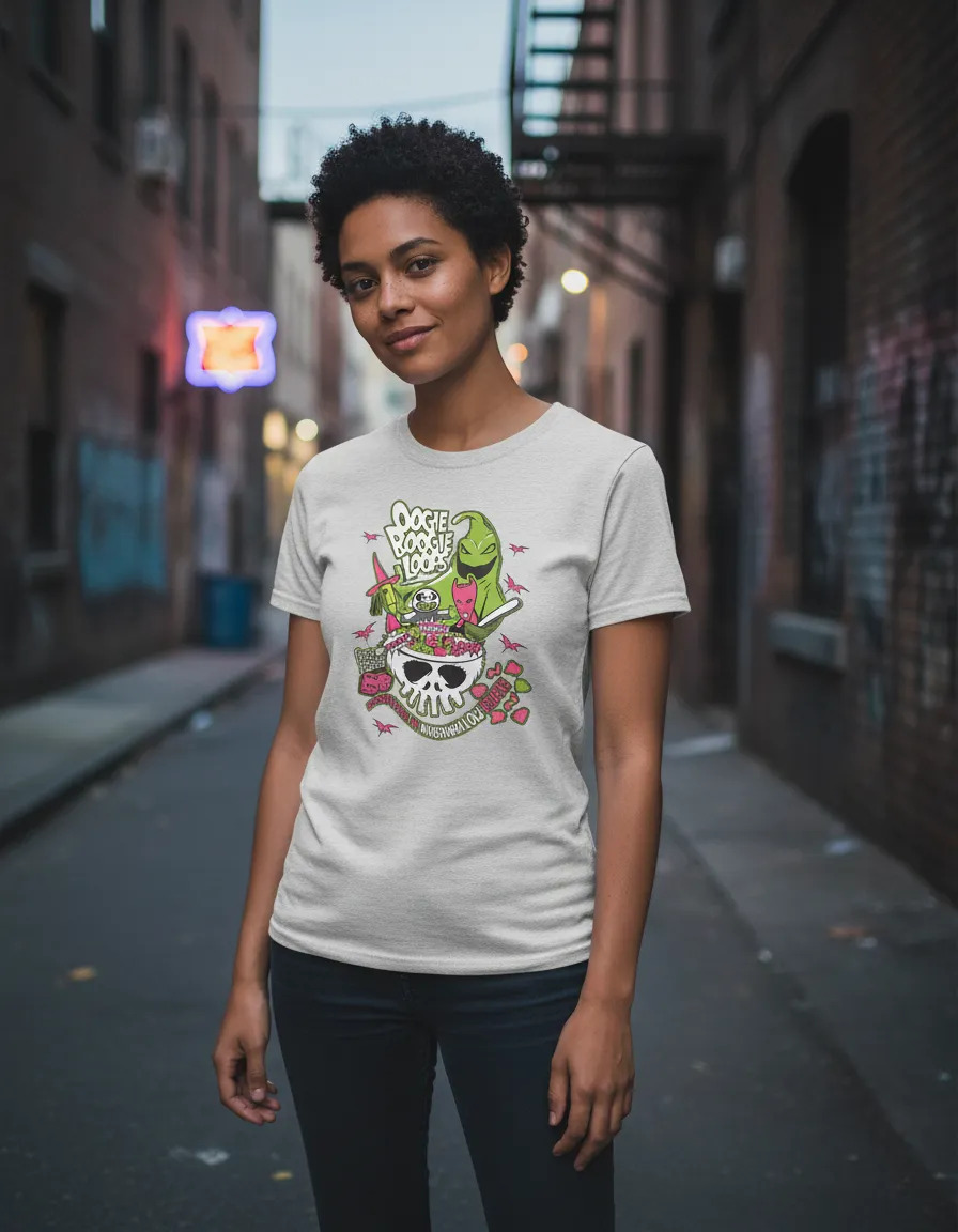 Remera: Oogie Boogie Loops Hallowen Memoestampados - Imagen 16