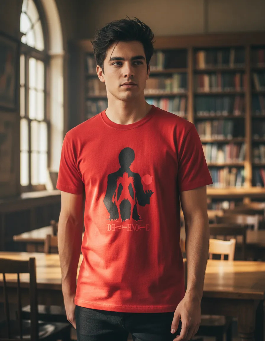 Remera: Death Note Siluetas Memoestampados - Imagen 5