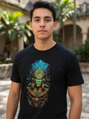 Remera: Guerrero Indigena Memoestampados