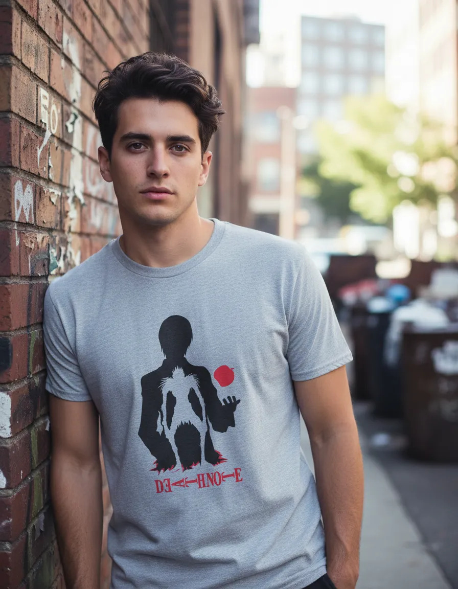 Remera: Death Note Siluetas Memoestampados - Imagen 11