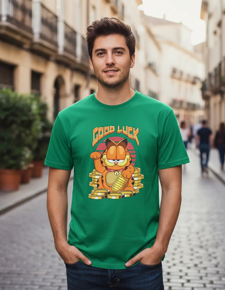 Remera: Good Luck Garfield Memoestampados - Imagen 25