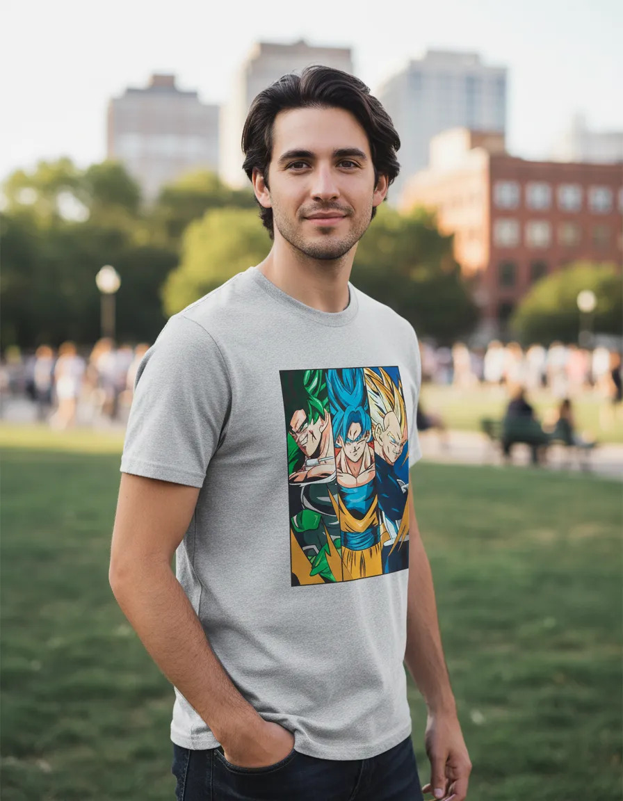 Remera: Broly Goku Vegeta Memoestampados - Imagen 14