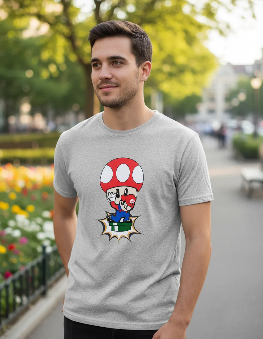 Remera: Mario Bros Power Memoestampados - Imagen 16
