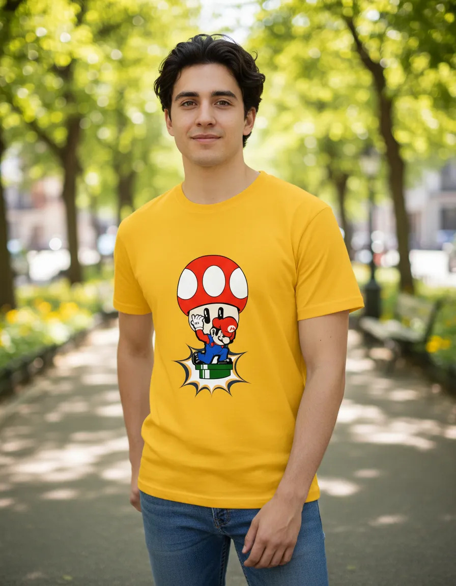 Remera: Mario Bros Power Memoestampados - Imagen 13